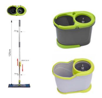 Kentucky Mop Holder, Mop &amp; Handle- Complete Set 
