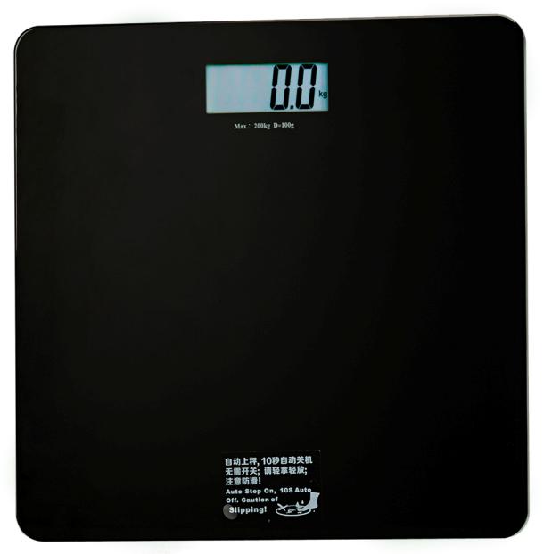 Slim digital Personal Scale - 300*300*20mm - Tempered glass,+ABS