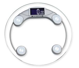 Round Glass Personal Scale - 355*355*25mm - Tempered glass+Industrial ABS