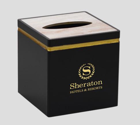 A18-Tissue Box-Square，Acrylic，130*130*130mm