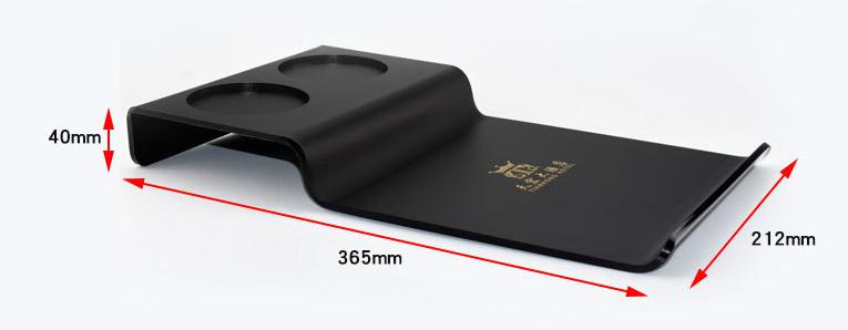 Tray-Matted Black