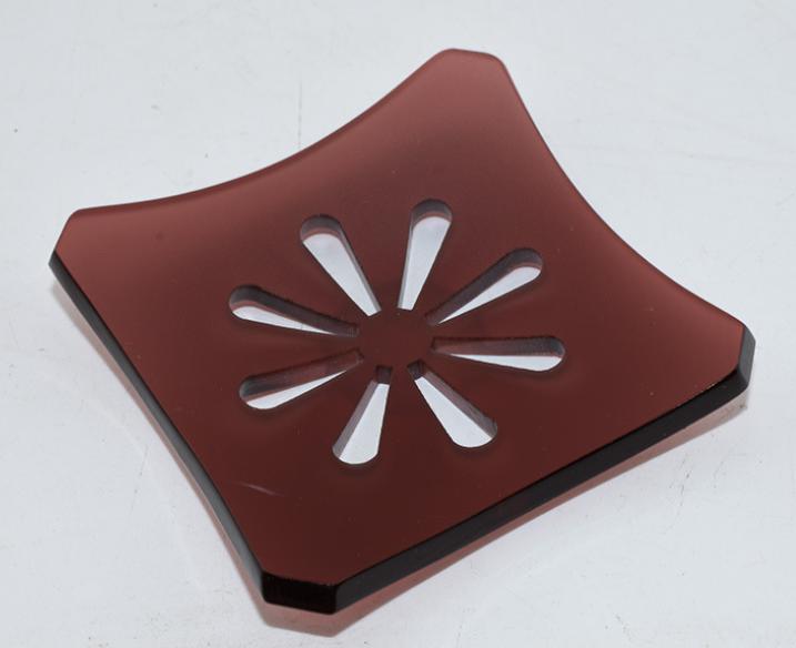 Soap Dish-Matted Red