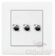 3 gang 1 way lever switch