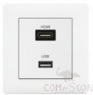 HDMI+USB audio socket