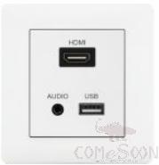 HDMI+audio+USB socket