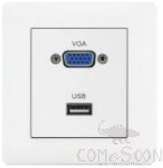 VGA+USB socket