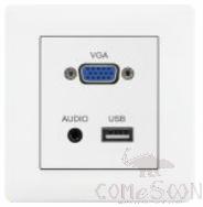 VGA+audio+USB socket