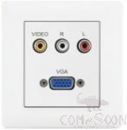 AV audio interface+VGA socket
