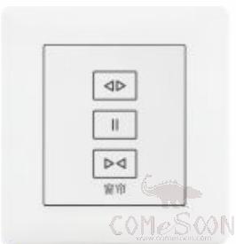Curtain control adjustment switch