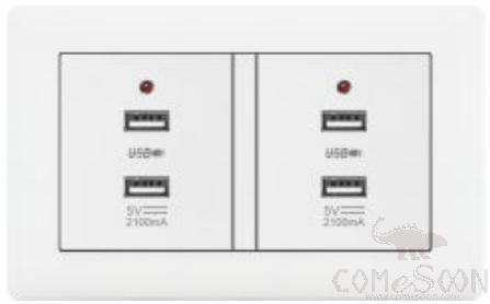 4 USB socket