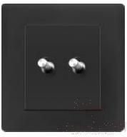 2 gang 2 way lever switch 