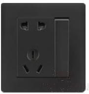 1 gang 1 way switch and 10A 5 pole socket