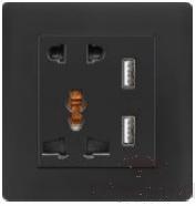 2 USB and 13A 5pole multi-function socket