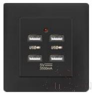 4 USB socket