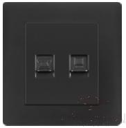 TEL+computer socket