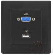 VGA+USB socket