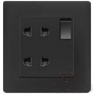 1 gang small switch with 10A 4 pole socket