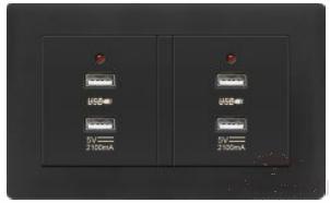 4 USB socket