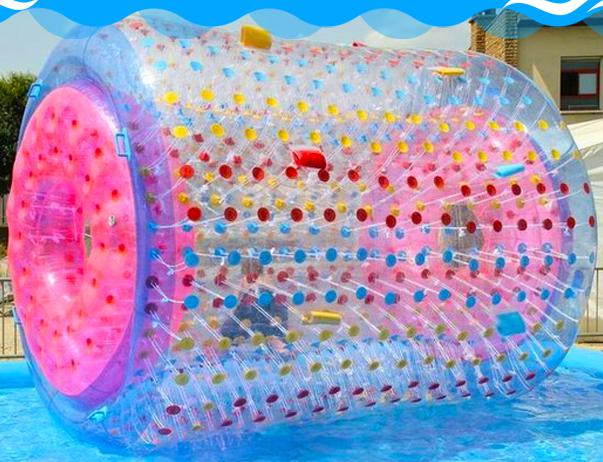 Water inflatable toy roller