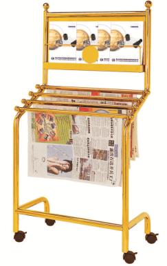 Magazine Rack,Rolled Steel,720*320*1200mm