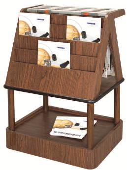 Magazine Rack,Wooden,635*500*925mm