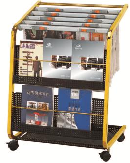 Magazine Rack,Rolled Steel,640*380*900mm