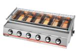 Six-Head  Roaster(Gas) 800*400*180mm