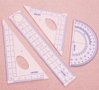Set of rulers-4pieces