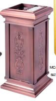 Ash Bucket,Bronze,290*290*650mm