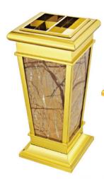 Ash Bucket,Immitation Stone,290*290*680mm