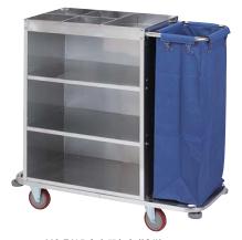 Service Cart,Stainless Steel,1100*460*1150mm , Housemaid Trolley