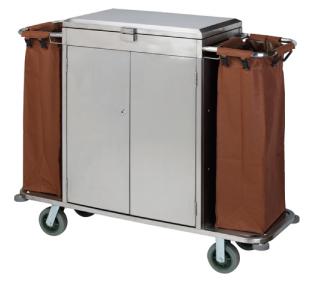 Service Cart,Stainless Steel,1420*460*1140mm , Housemaid Trolley