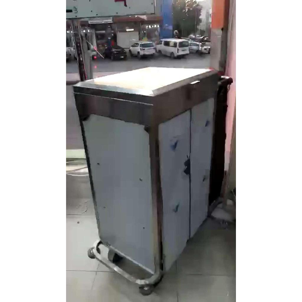 Service Cart,Stainless Steel,1000*460*1120mm , Housemaid Trolley