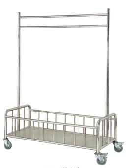 Clothes Cart,Stainless Steel,1220*545*1700mm