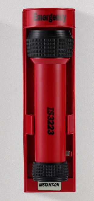  Electric Wall Mounted Emergency Torchlights-Red,Plastic,50M
