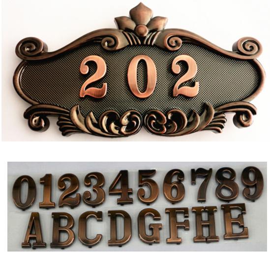 Room Number Plate,ABS,20*11cm