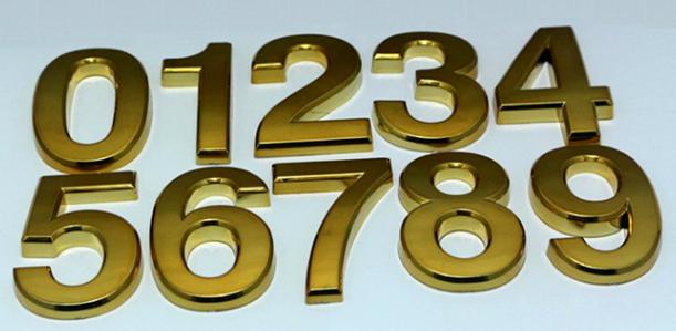 Replaceable Letters And Numbers,ABS,3.5cm