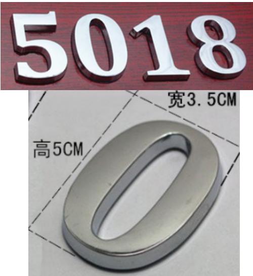 Replaceable Letters And Numbers,ABS,3.5*5cm
