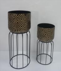Flower Shelf / Pot 30*30*74.5cm    25*25*55cm , Flower Pot