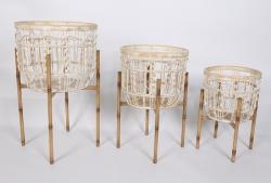 Flower Shelf / Pot 37*37*61CM 32*32*51CM 27*27*45CM , Flower Pot