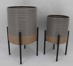 Flower Shelf / Pot Ф32*58CM Ф25*48CM , Flower Pot