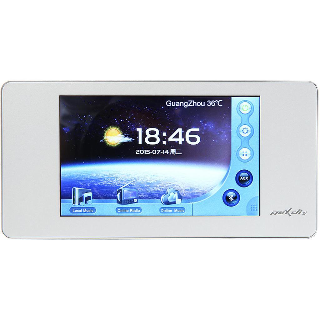 Network Music Player with Amplifier-Android version - 5-inch touch screen