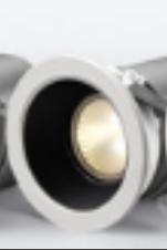 Wall washer-3000k-black cup 5W opening 55mm-Mid-range configuration