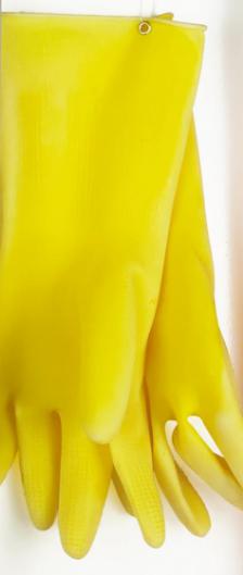 Pure rubber gloves