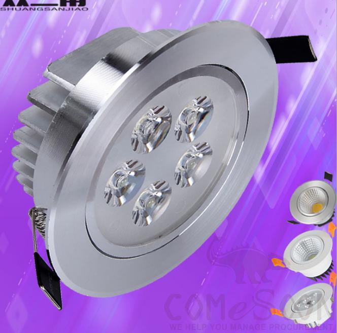 Downlight-white aluminum neutral light-5w