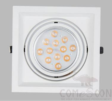 White shell single head-warm light 5w