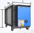 Oil Fume Purifier/Cooker Hood  6000m³/h 735*824*886mm