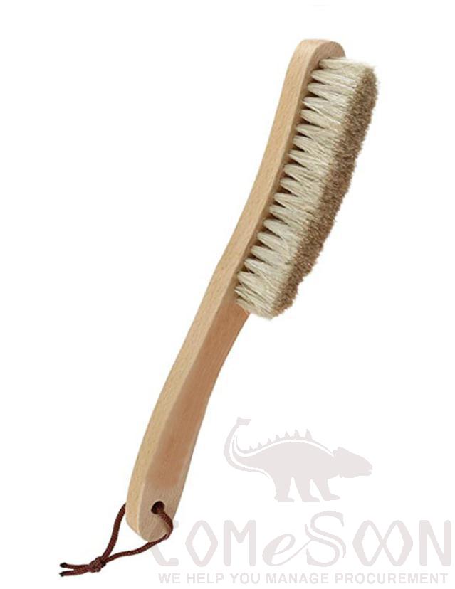 Cloth Brush-Wood+horse's mane brush，4*27cm