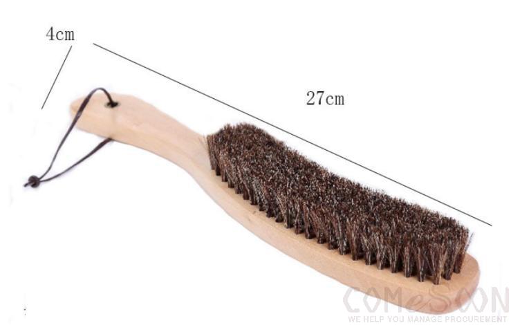 Cloth Brush-Wood+horse's mane brush，3.5*37.5cm
