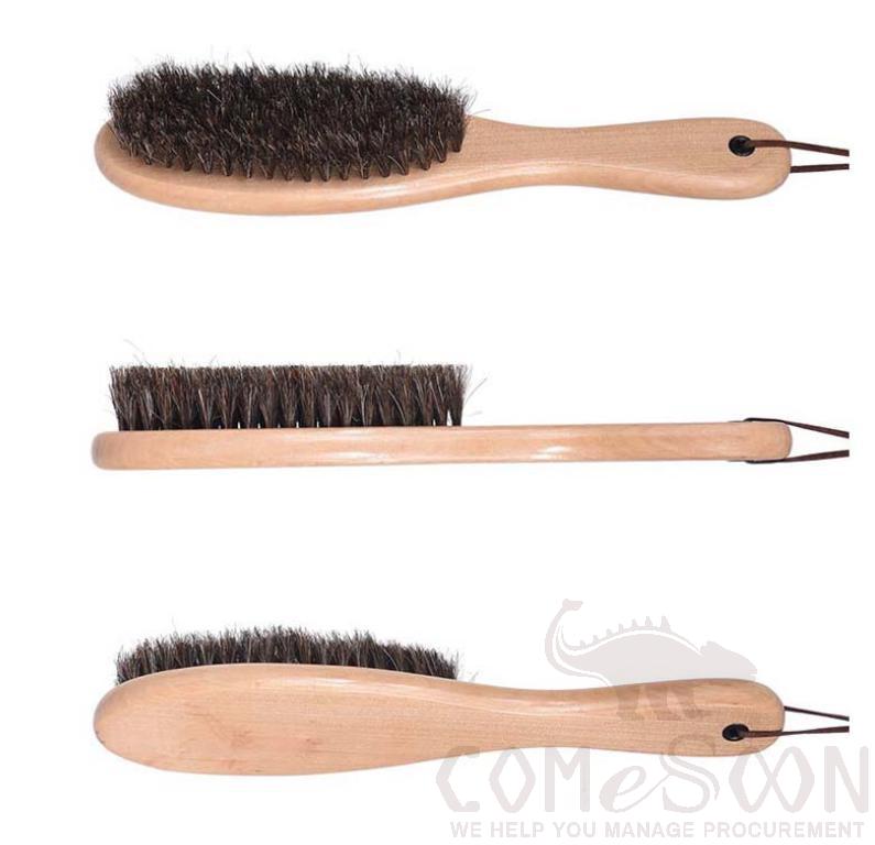 Cloth Brush-Wood+horse's mane brush，5.3*25cm
